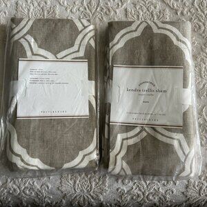 Pottery Barn Shams NWT